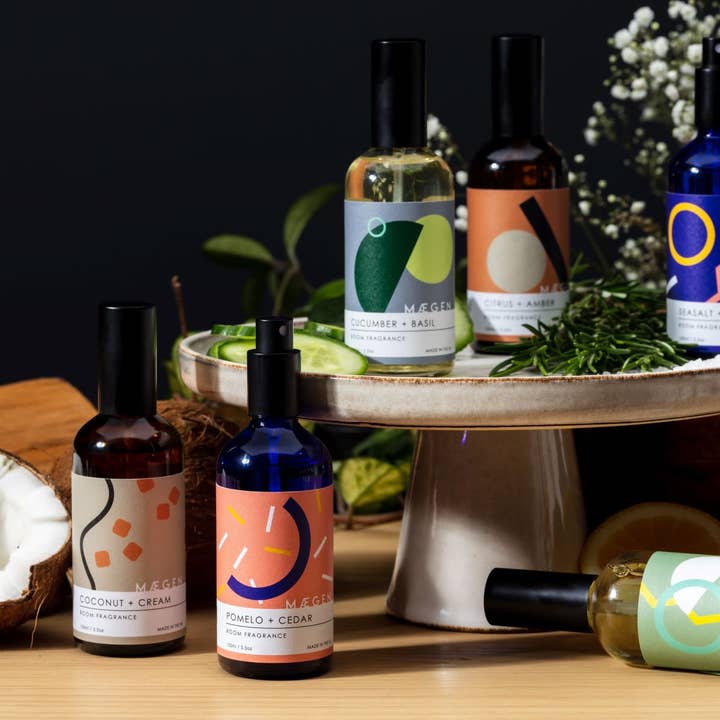 MÆGEN - Wholesale Room & Linen Spray - NEW! Room Fragrance - Cucumber + Basil1