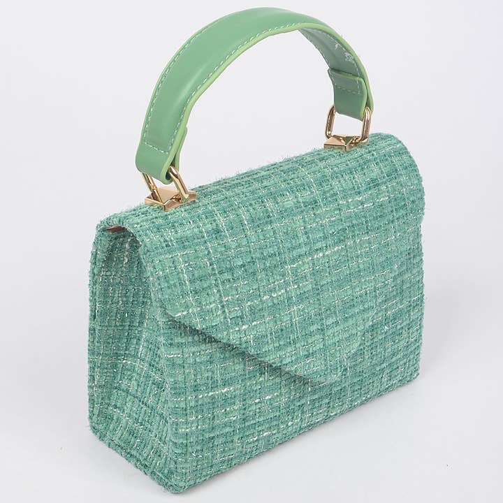 3AM BY H&D ACCESSORIES - Wholesale Top Handle Bag - Women's - Tweed Top Handle Bag4