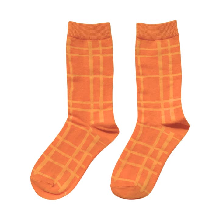 Crew Socks - Darby in Tangerine for wholesale by Jenny Pennywood