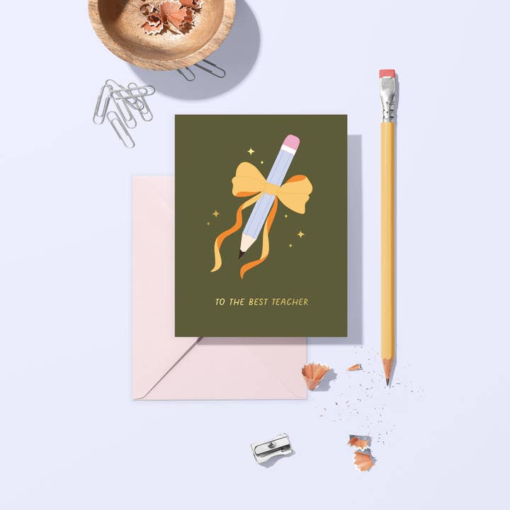 Sublime & Co. - Venta al por mayor Tarjetas de maestros/vuelta al cole - Tarjetas para el Mejor Profesor Tarjeta de Agradecimiento al Profesor