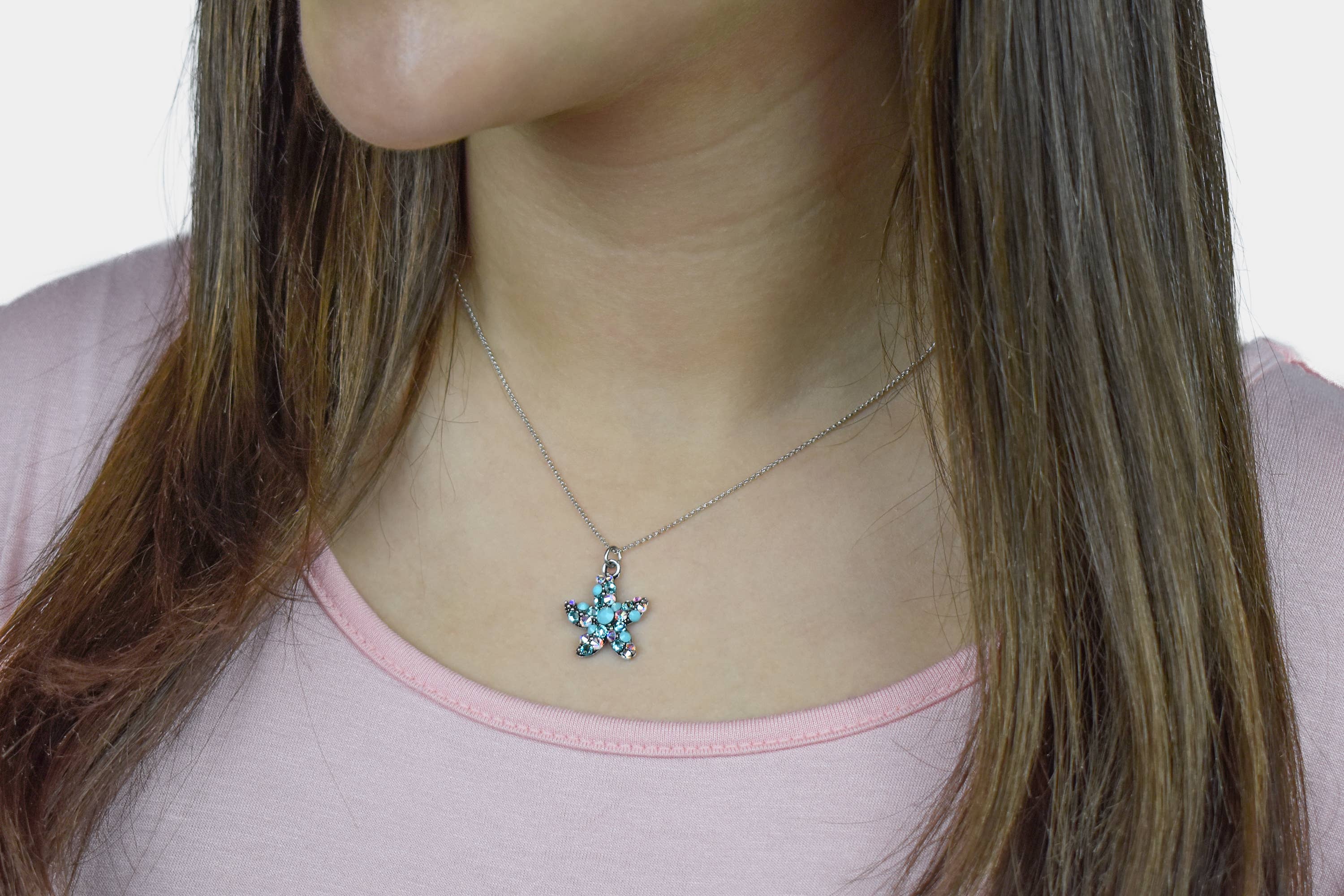 Anne Koplik Designs, Inc. – Großhandel Kette mit Anhänger/Charm – Thalassa Kristall Seestern Halskette1