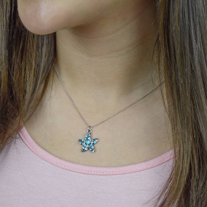 Anne Koplik Designs, Inc. - Wholesale Pendant/Charm Necklace - Thalassa Crystal Starfish Necklace1