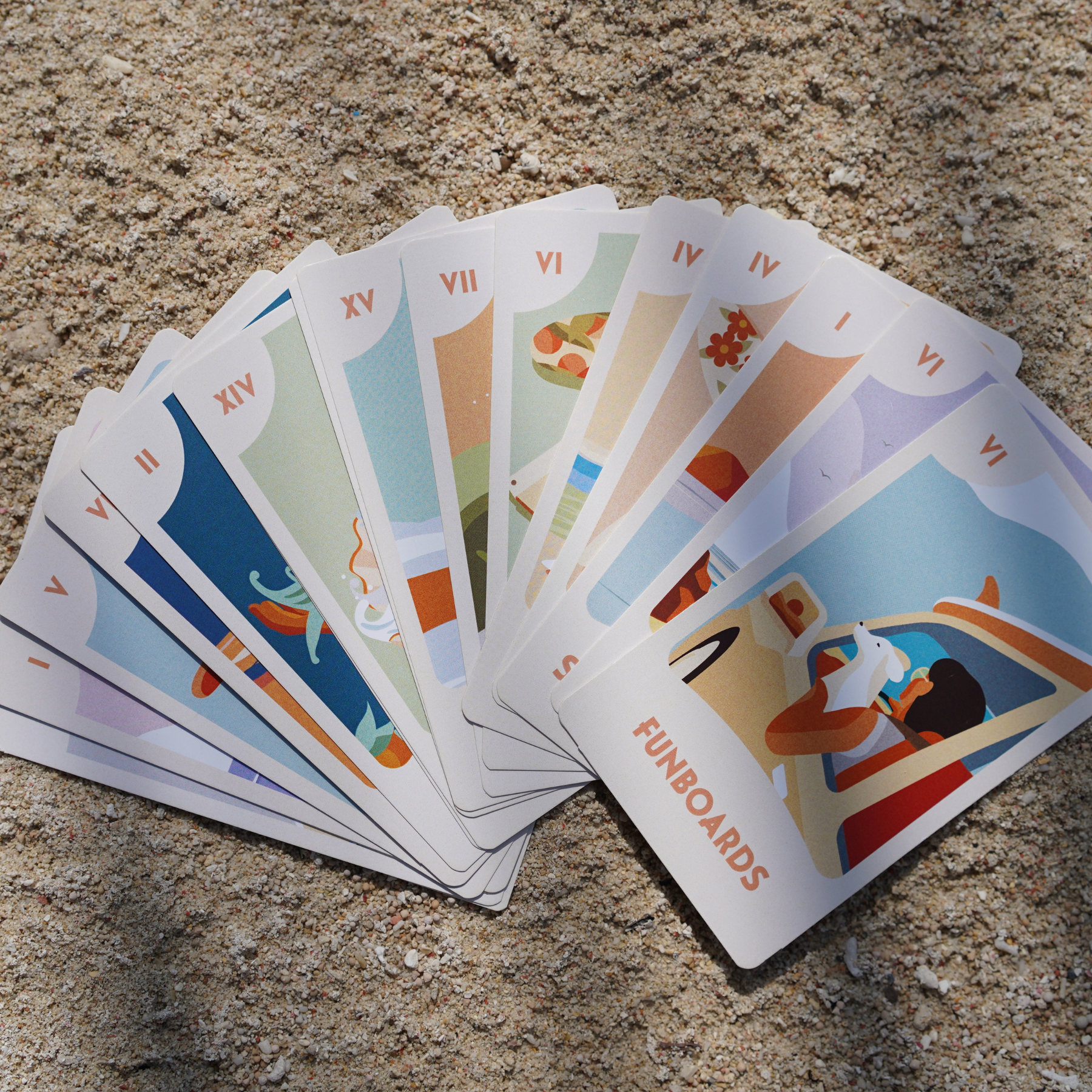 Surf Tarot - Wholesale Tarot Cards - Surf Tarot Deck | Ocean-Inspired Cards with Guidebook6