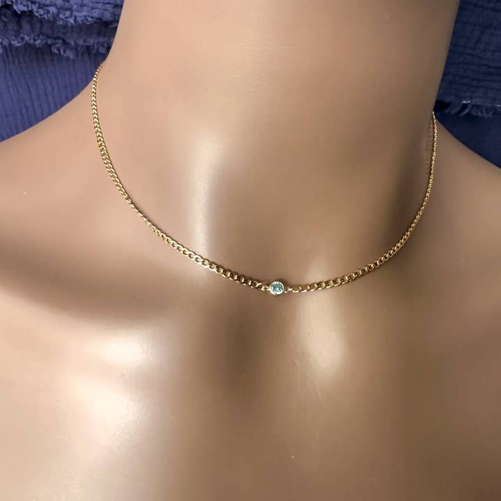 DRIP JEWELRY - Wholesale Link & chain bracelet - Birthstone Connected Bracelet or Necklace2