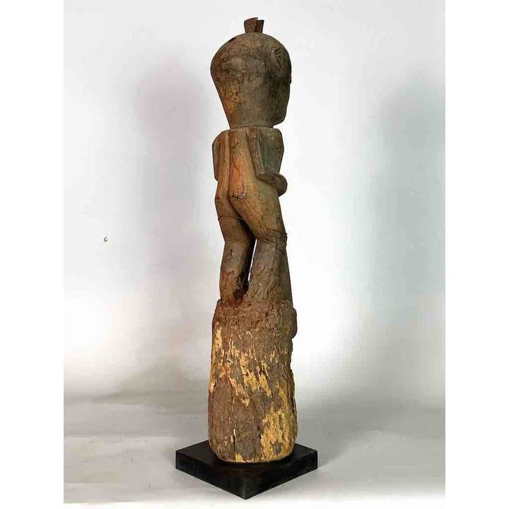 The Niger Bend - Venta al por mayor Escultura - Estatua de fetiche de fertilidad del pene articulado masculino con fuente vintage |18