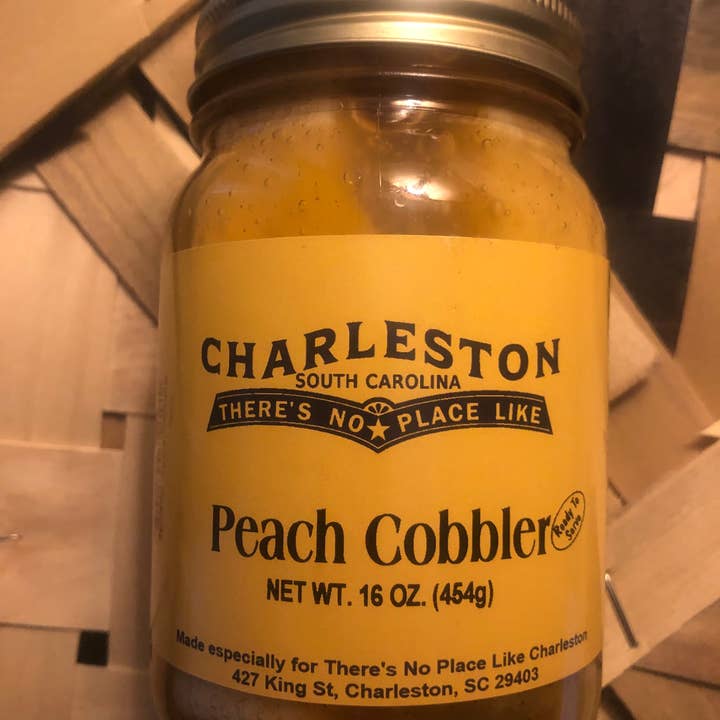 There's No Place Like Charleston - Wholesale Preserves - Peach Cobbler/ Southern Pie in A Jar.1
