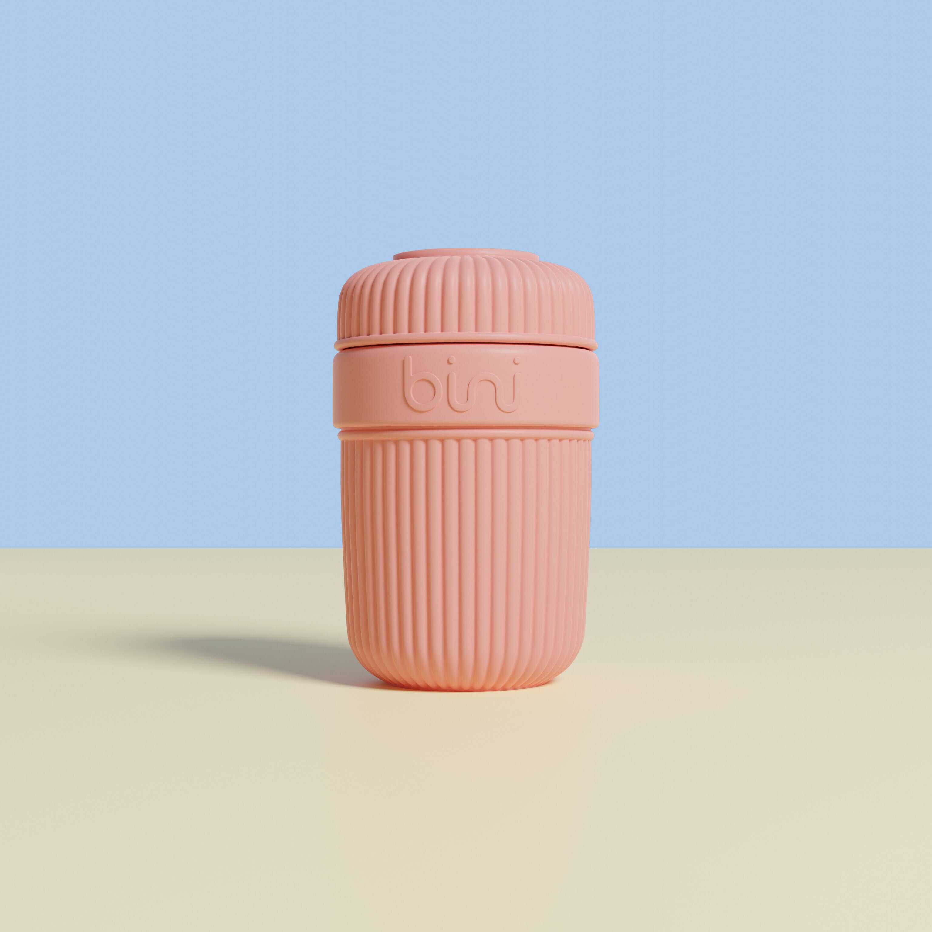 Bini – copos e garrafas térmicas por atacado – Bini Mug blush – copo reutilizável em material bio-based