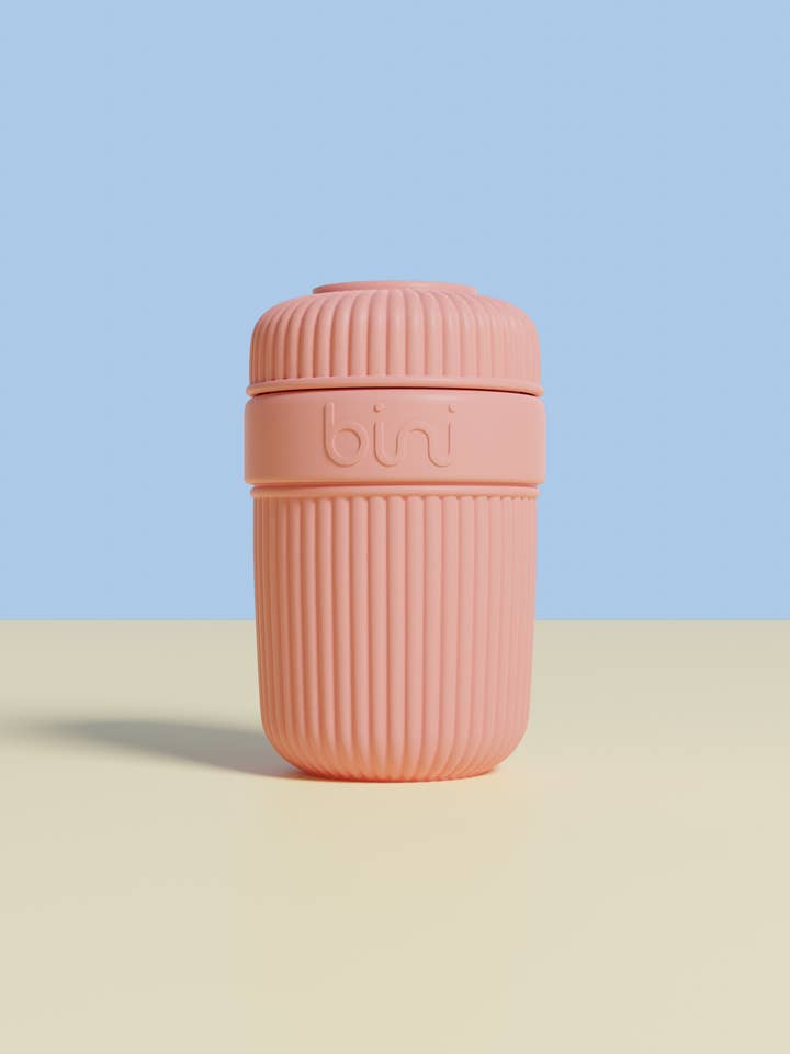 Bini Mug blush – copo reutilizável em material bio-based por atacado de Bini