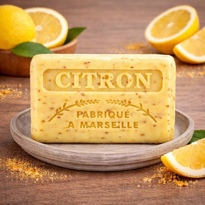 Sabonete francês de 125 g com limão triturado por atacado de French Soap Wholesale