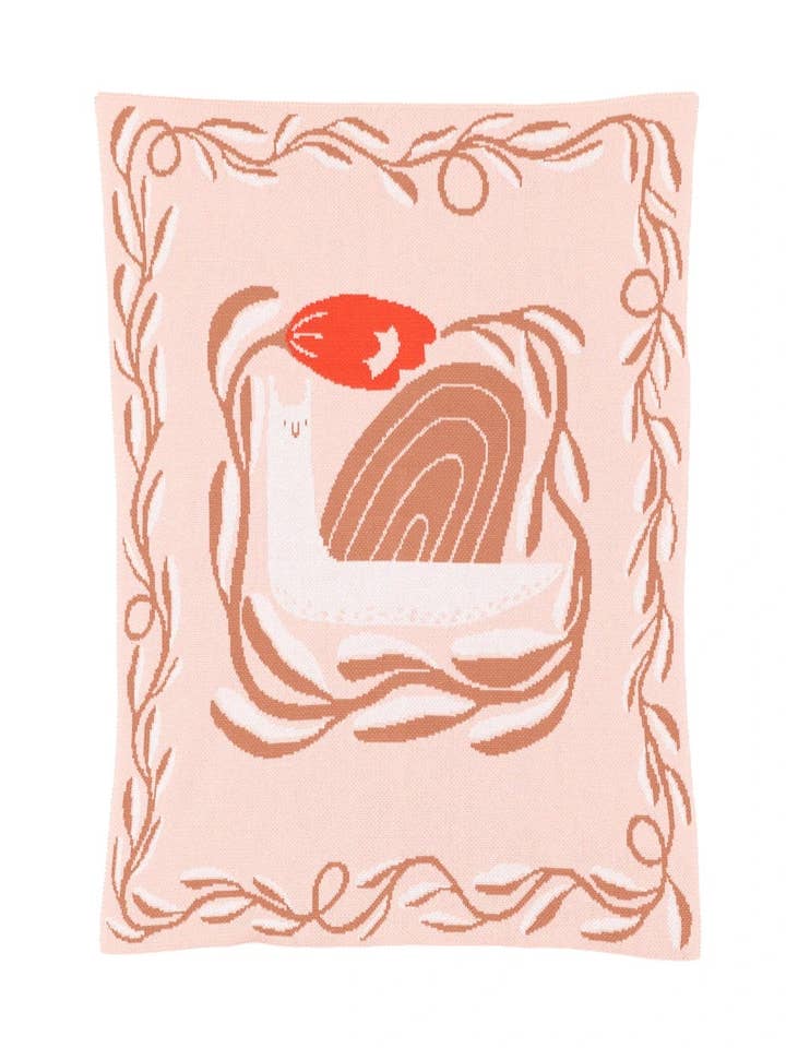 Snail Trail - Baby- og Børnetæppe for engroshandel hos Biquette