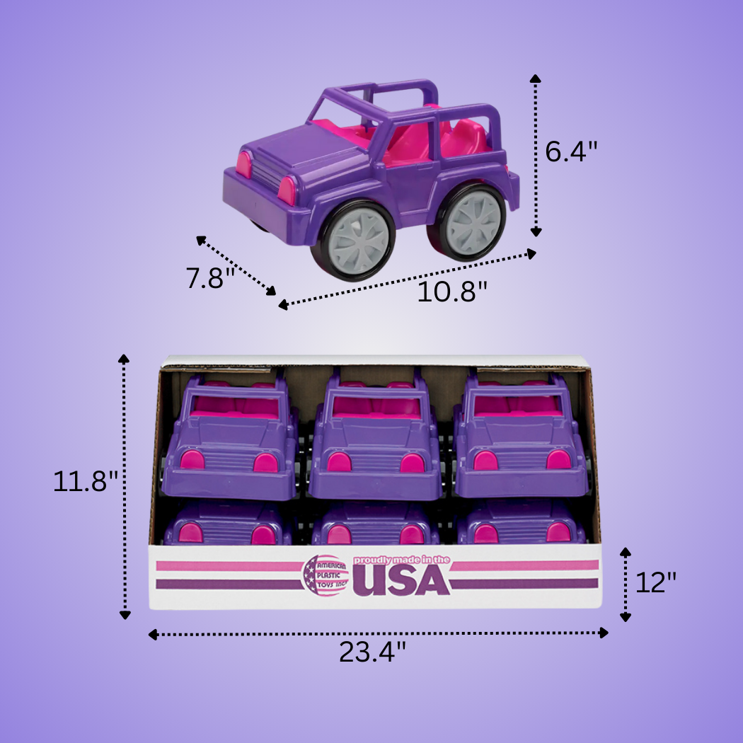 American Plastic Toys - Wholesale Toy Car/Truck - Kids - Fashion Doll SUV 2-Seater Plastic Toy Car for Kids2
