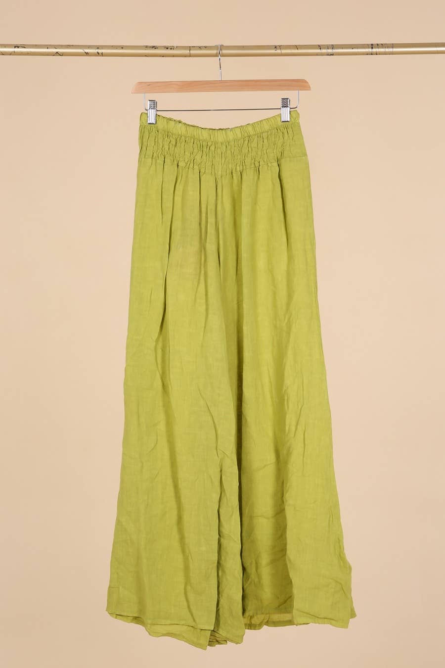 la maison des fibres naturelles - Wholesale Pants - Women's - Flared linen trousers 66031 100%LINEN24