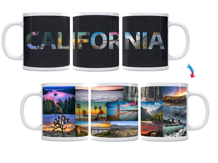Sunkiss - Wholesale Coffee Mug - State of California Color Changing Coffee Mug0