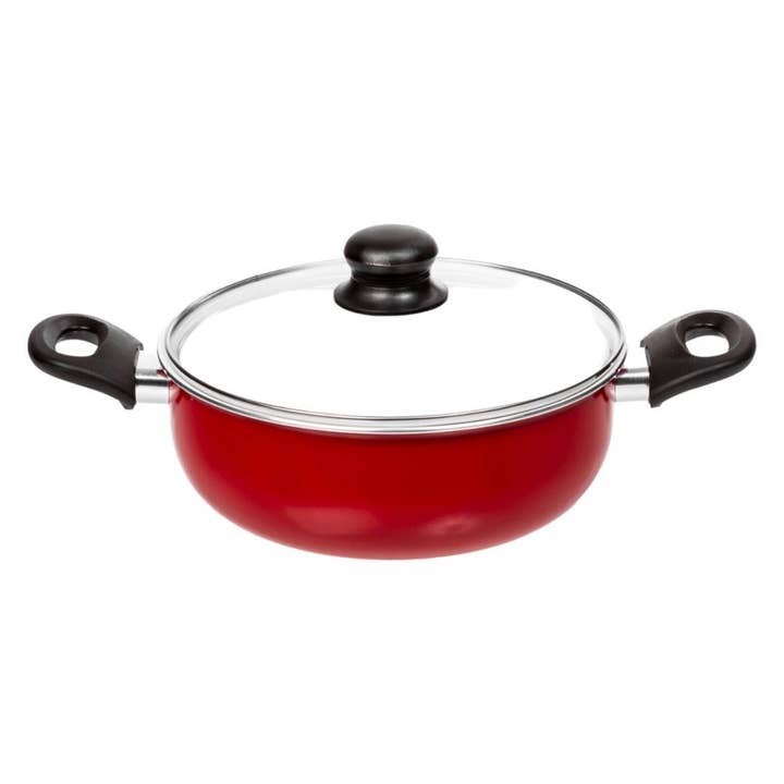 Lexi Home - Wholesale Cookware Set - Chef's Delight 8-Piece Petite Aluminum Ceramic Cookware Set
