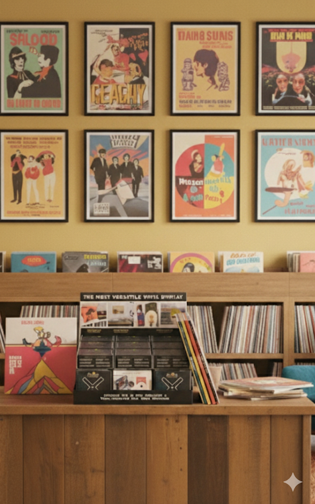 Record Props® - Venta al por mayor Papel pintado 3D - Exhibidor para discos de vinilo Record Props® (paquete de 30)8