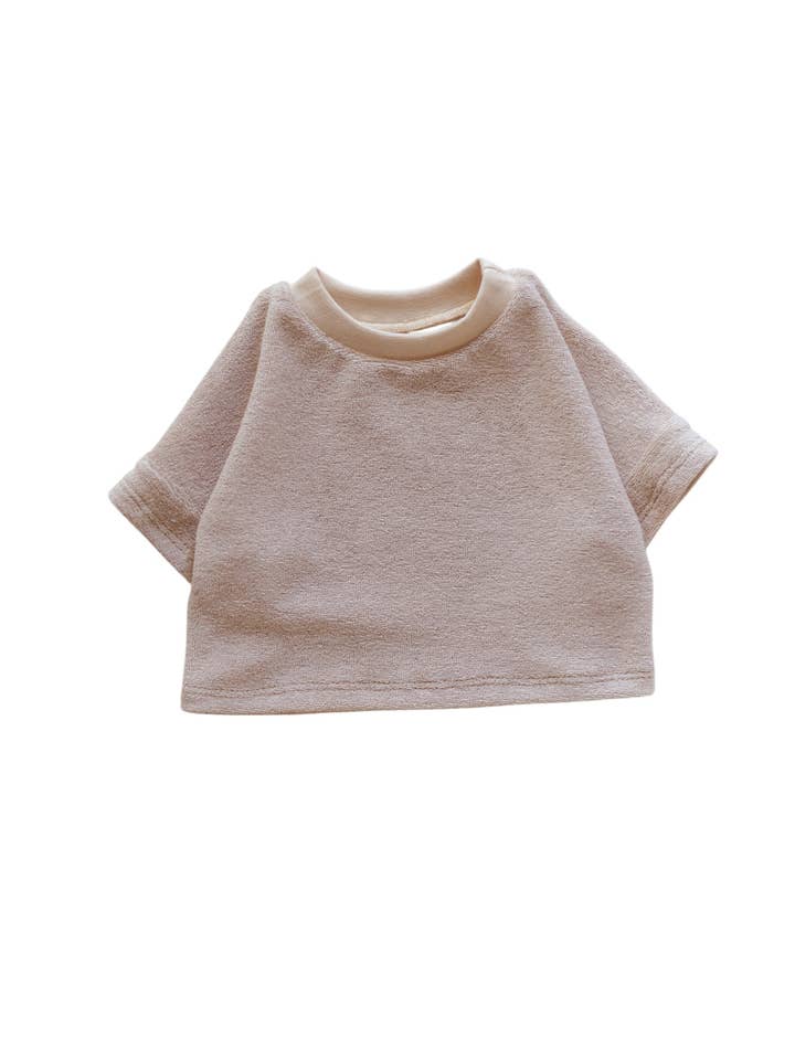 Terry T-shirt / Beige for wholesale by PETITE EvelinaApparel