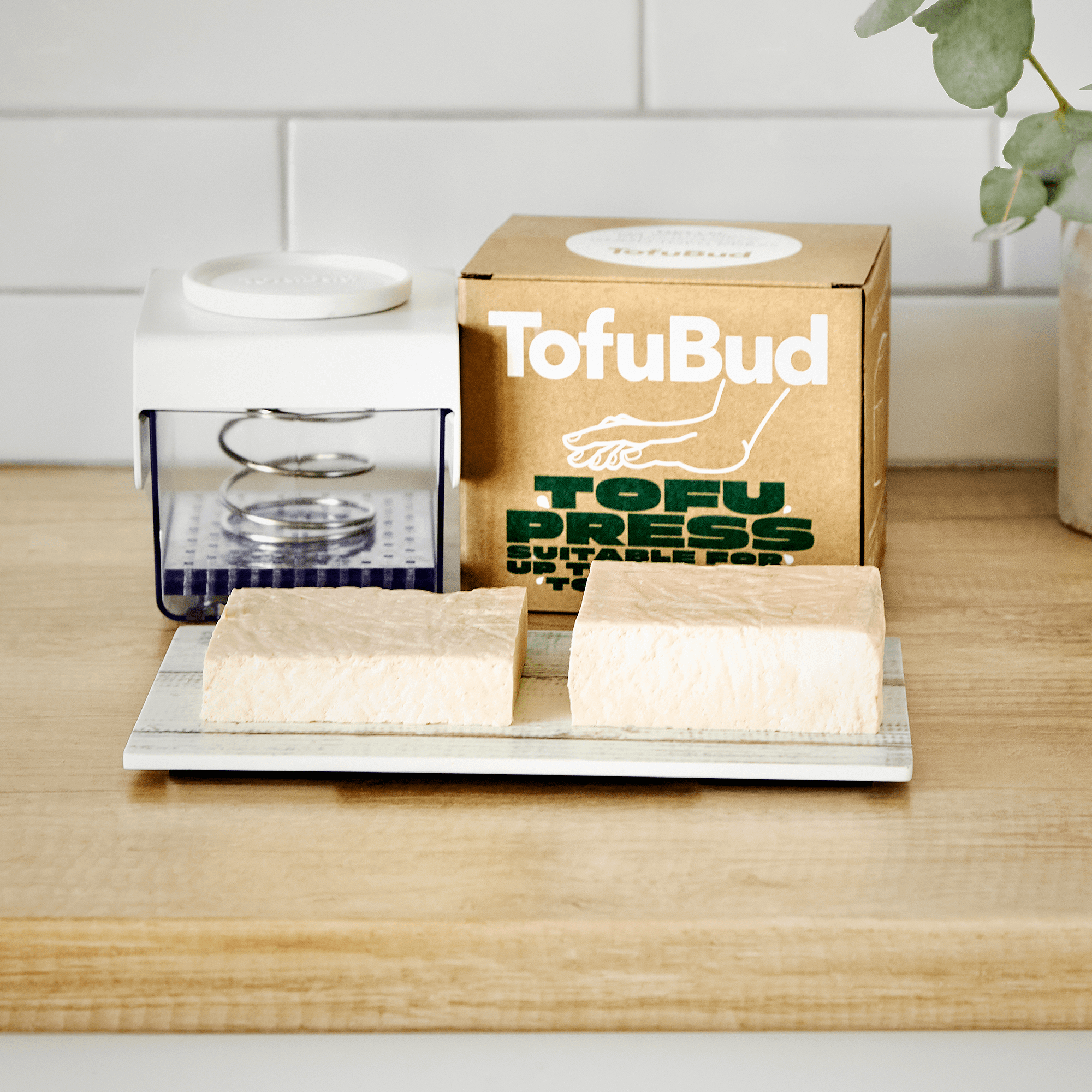 TofuBud - Venta al por mayor Utensilio/dispositivo de cocina - Prensa para tofu TofuBud - Prensador para tofu firme o extra firme7