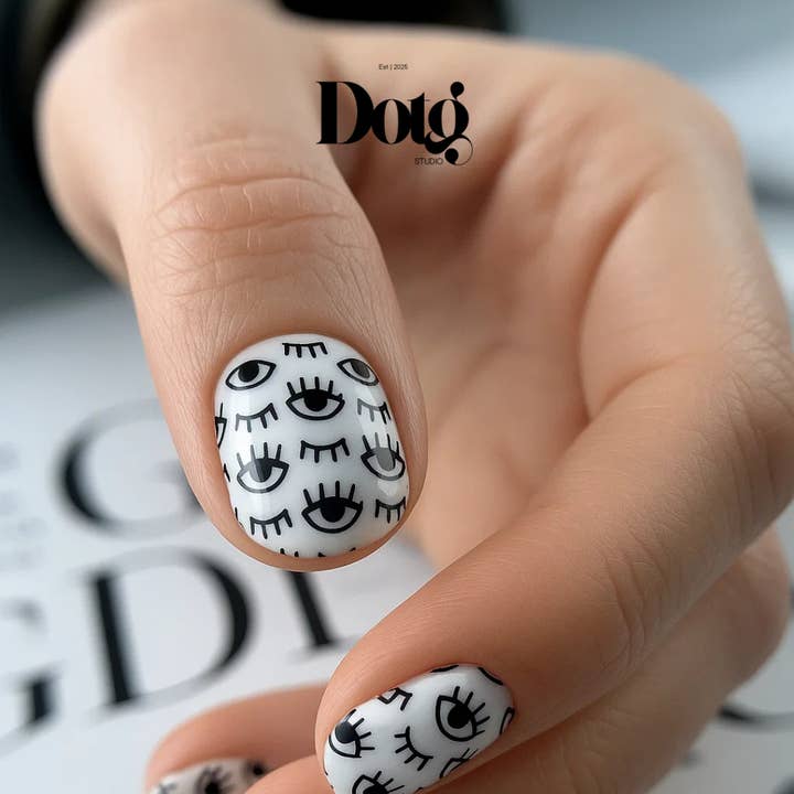 Design on The Go Studio - Wholesale Nail Art/Decal - Eye Wink Nail Wraps Fun DIY Manicure & Pedicure Stickers