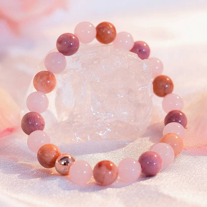 Pink Crystal Love Bracelet for wholesale by Soul Charms