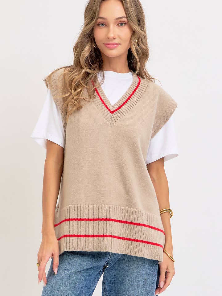 Sweet Lovely by Jen - Wholesale Knit Sweater - Women's - EFFORTLESSLY ESSENTIAL KNIT TOP/VEST26