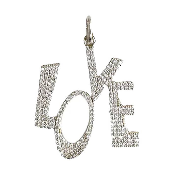 Funky Love CZ Charm for wholesale by Love, Lisa