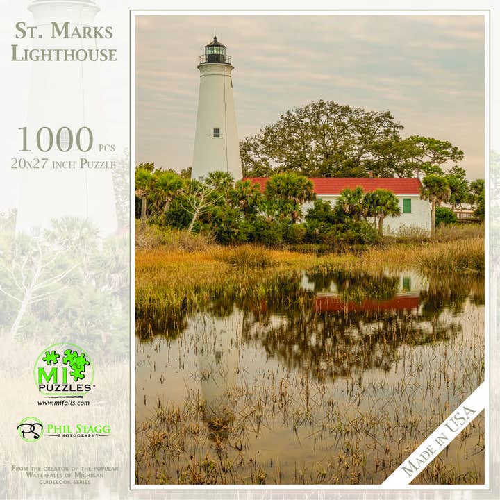 Puzzle de 1000 pièces - Phare de St. Marks - Floride, États-Unis pour la vente par Phil Stagg Photography