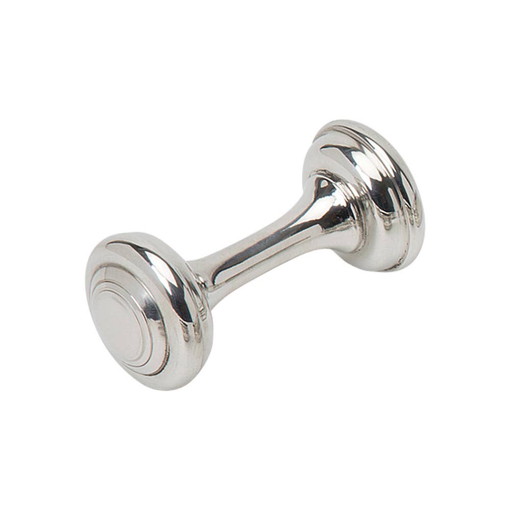 Corbell Silver - Venta al por mayor Sonajero - Bebés - Sonajero de bebé de peltre con pesas. En caja. SKU #: C1086