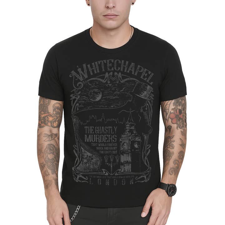 Serpentine Clothing - Wholesale Screen Printed T-Shirt - Men's - WHITECHAPEL MEN'S TEE