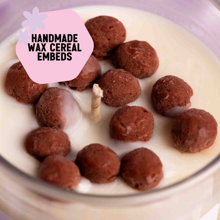 Honey Sparkle - Wholesale Jar/filled candle - Cuckoo for Cocoa (Cocoa Puffs inspired soy candle) 1