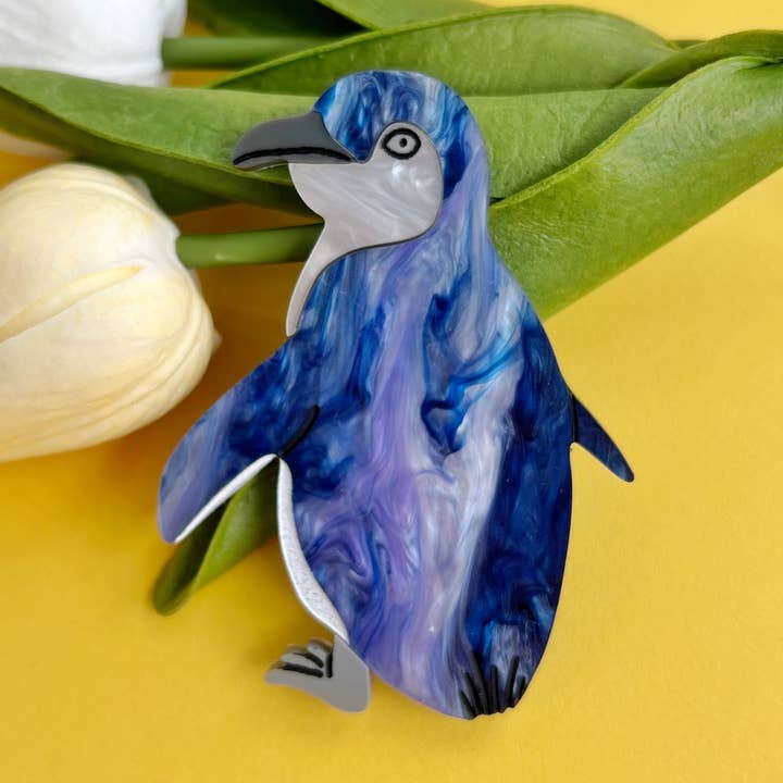 Fairy penguin brooch or magnet (handmade) for wholesale by Future Frenzy