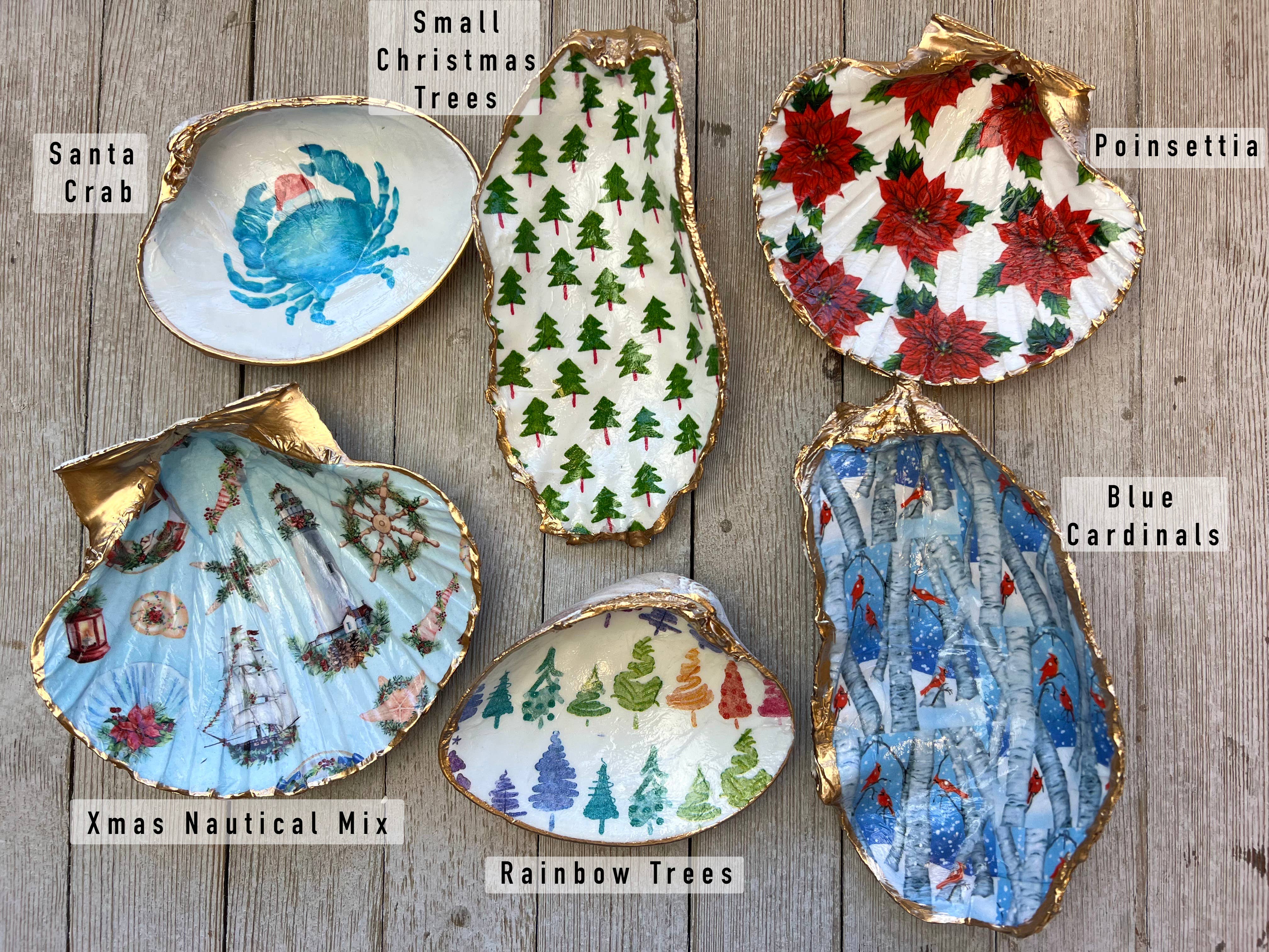 Ten Twenty Six Designs - Wholesale Jewelry Dish - Christmas Shells4