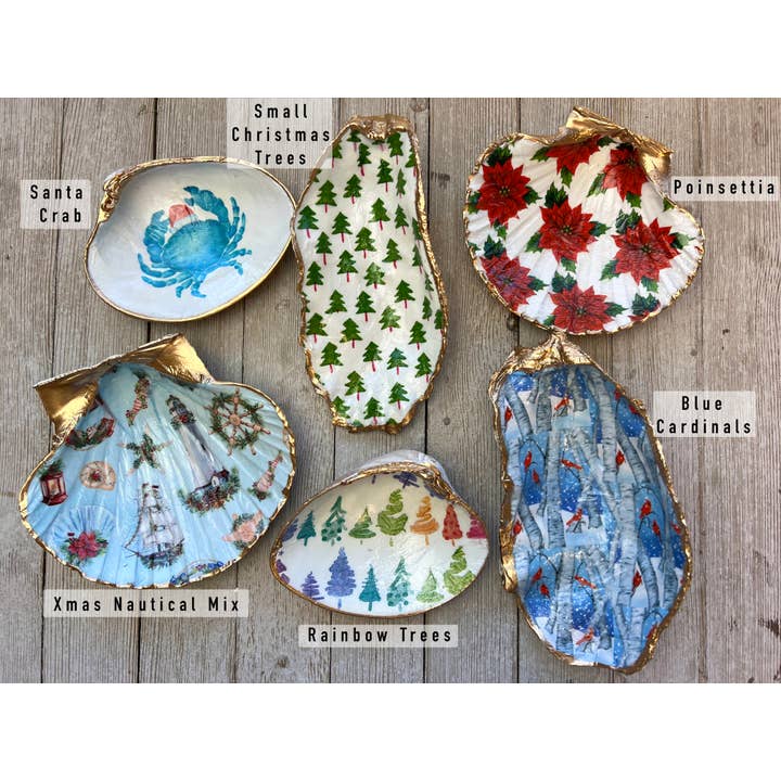 Ten Twenty Six Designs - Wholesale Jewelry Dish - Christmas Shells4