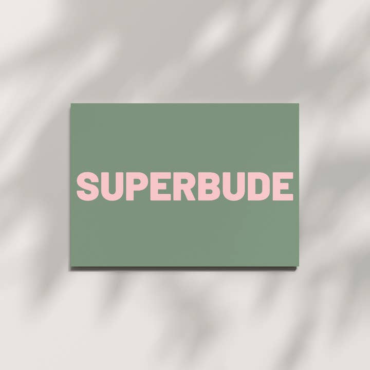 Carte postale - SUPERBUDE pour la vente par HERR&FRAUHEMPEL