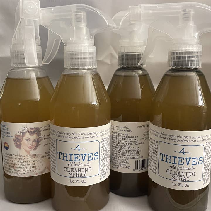 Four Thieves Cleaning Spray Traditional Effective Herbal Household Cleaner for Safe, Natural Cleaning for wholesale by Smittys Little Farm