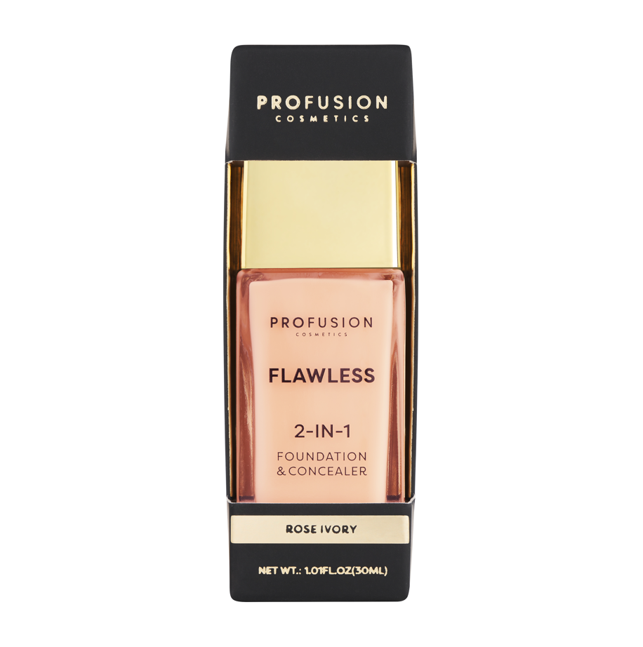 Profusion Cosmetics UK – wholesale Foundation – FLAWLESS 2-IN-1 FOUNDATION AND CONCEALER4