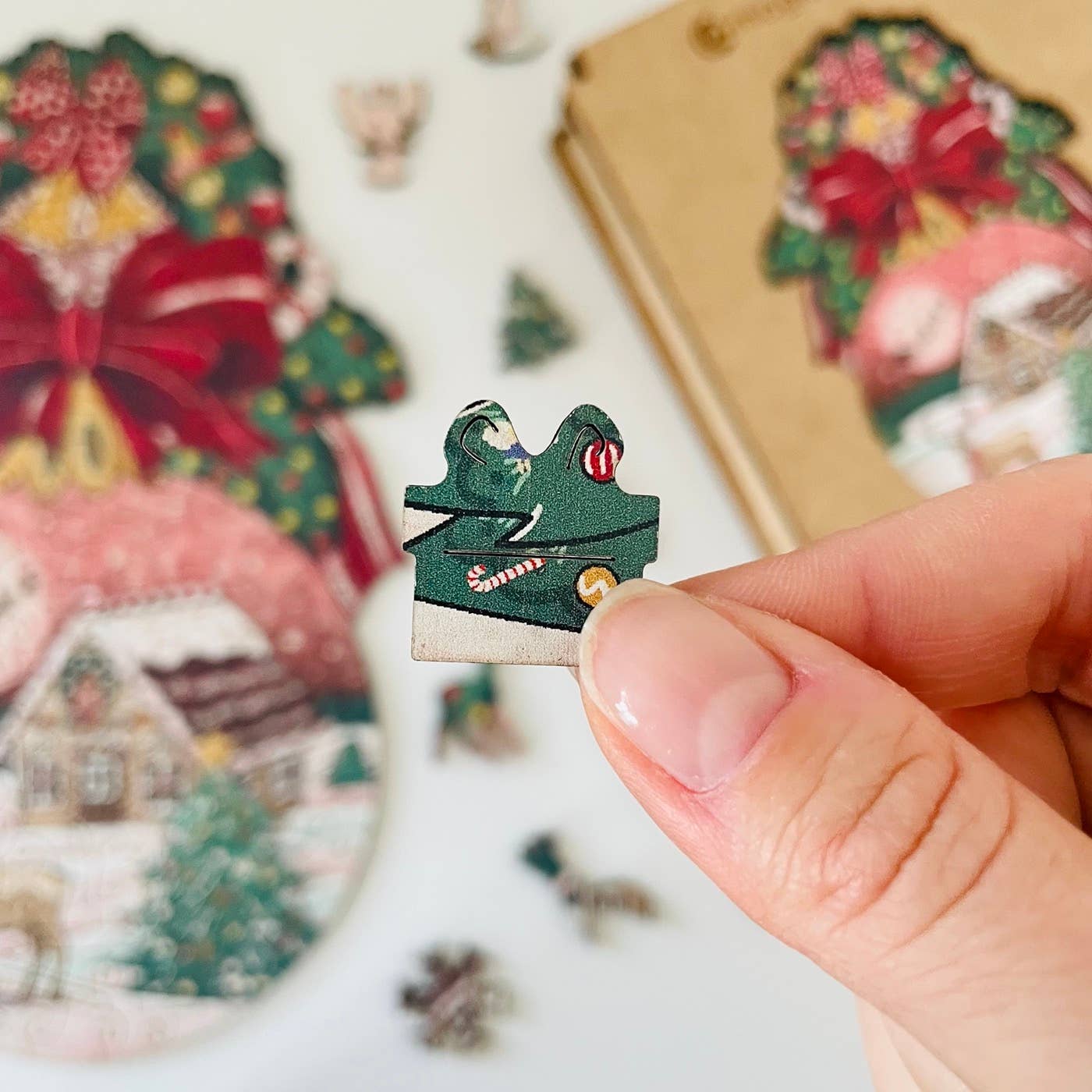 Lubiwood – wholesale Pussel - Vuxen – Winter Fairytale pussel i premiumlåda8