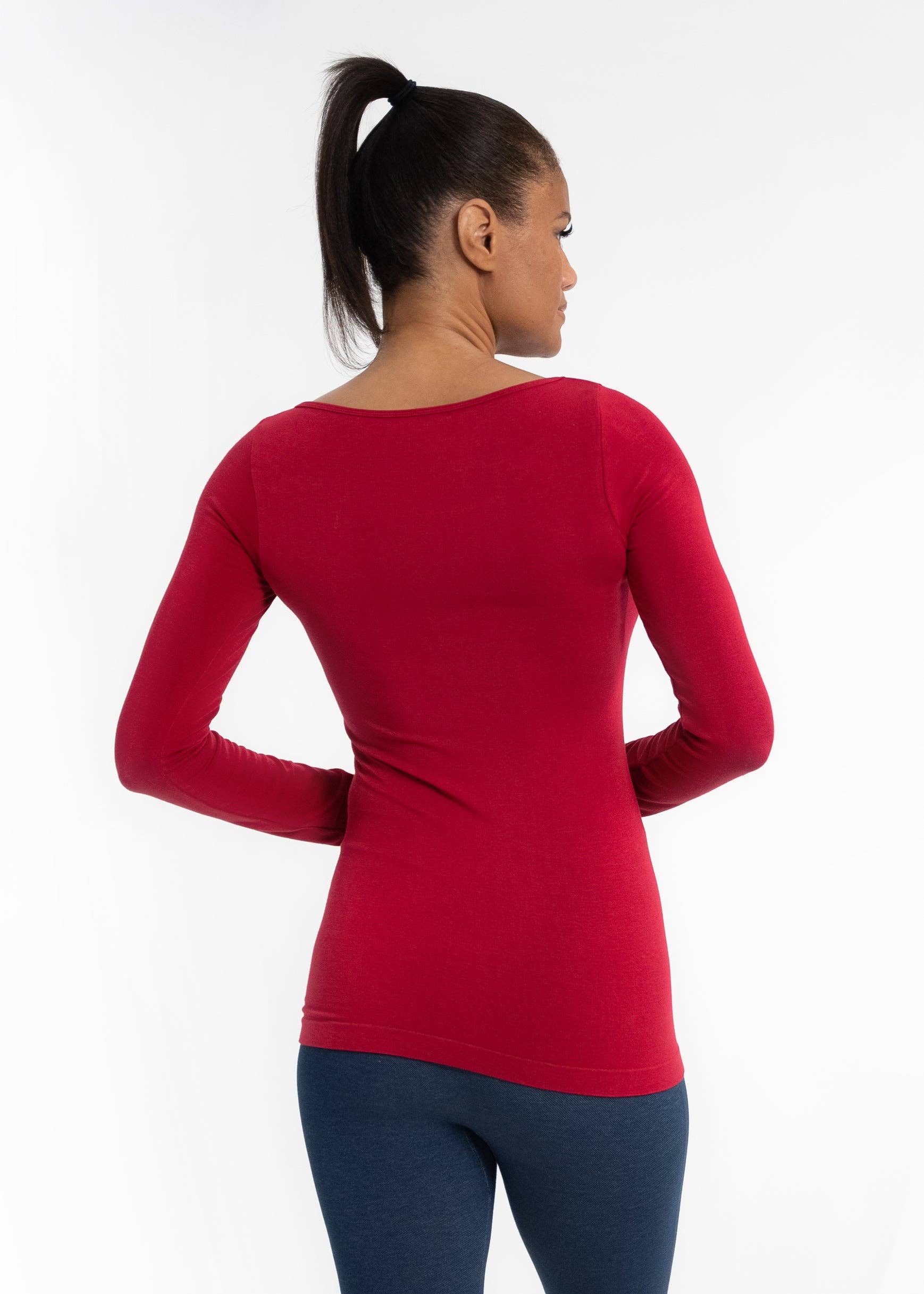 ELIETIAN - Vendita all'ingrosso Maglietta - Donna - Manica Lunga Reversibile42