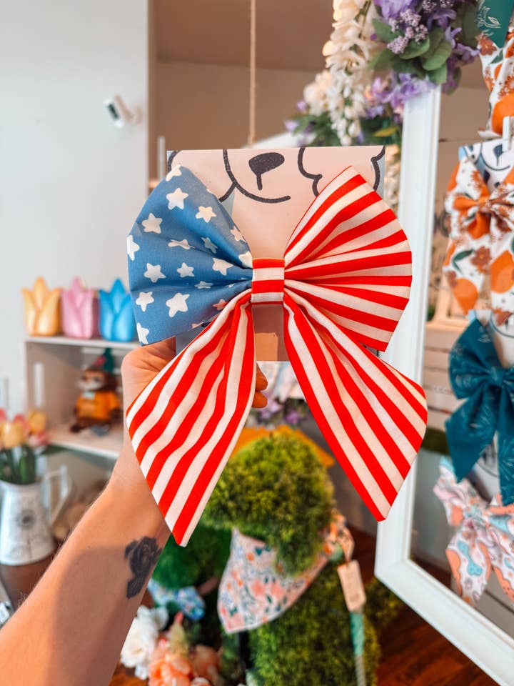 Stars & Stripes Sailor Bow for wholesale by Modern Companion