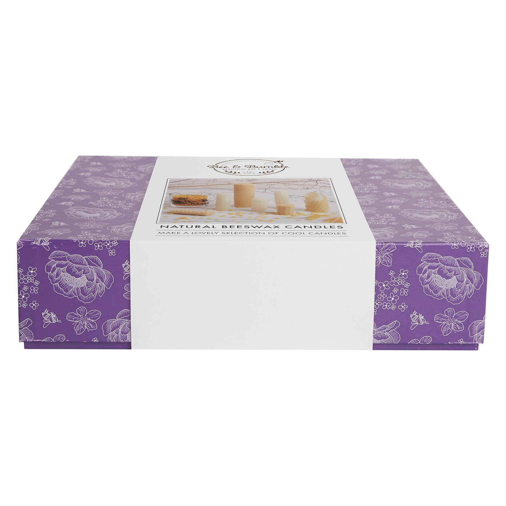 West Design Products – wholesale DIY craft kit – Bee & Bumble Natural Beeswax Candle Craft Kit2