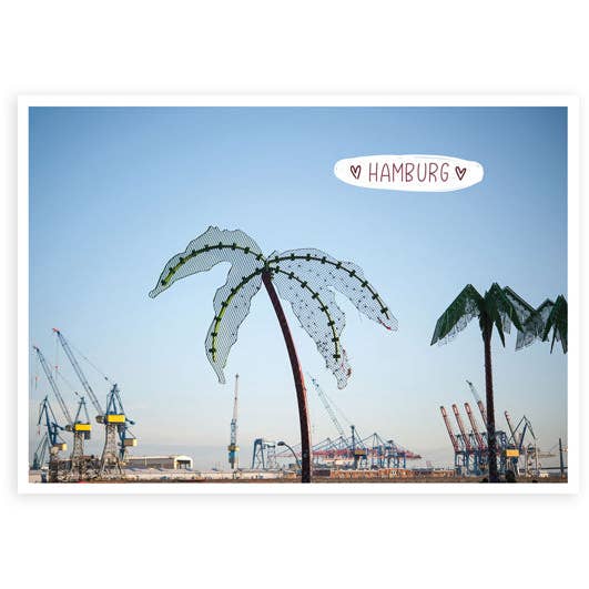 Palma di Amburgo | Cartolina per la vendita all'ingrosso da parte di Hey!Cards GmbH & Co. KG