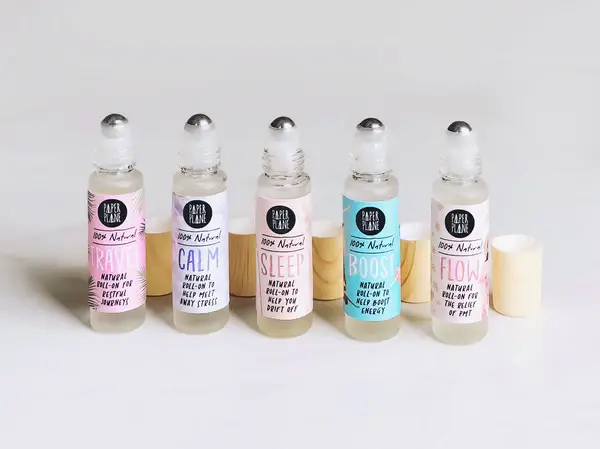 Paper Plane – wholesale Essential oil roll-on – Travel Natural Pulse Point Roller Oil9
