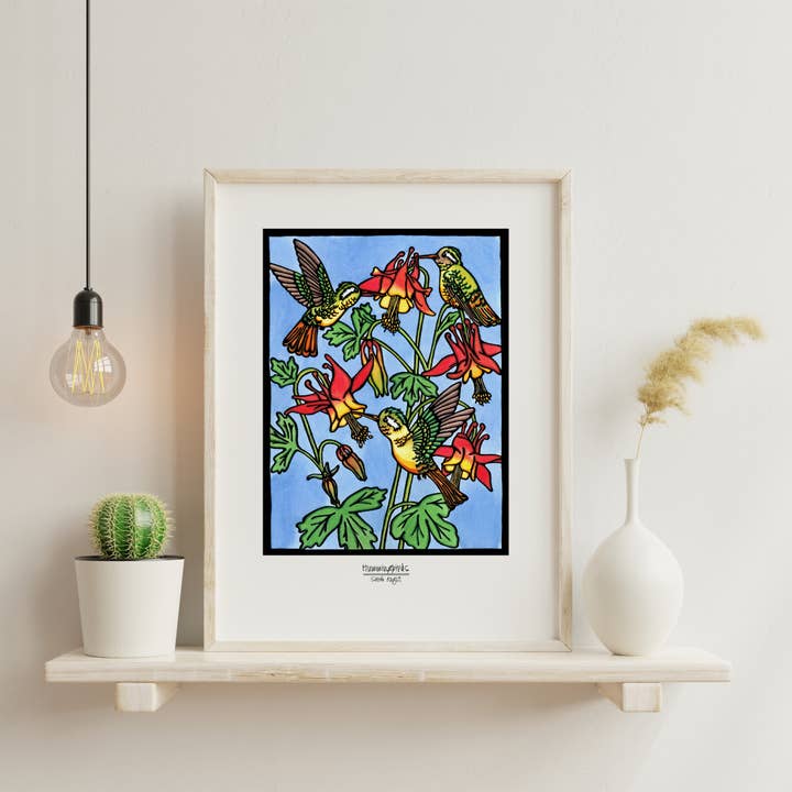 Giclee Print - Hummingbirds for wholesale by Sarah Angst Art