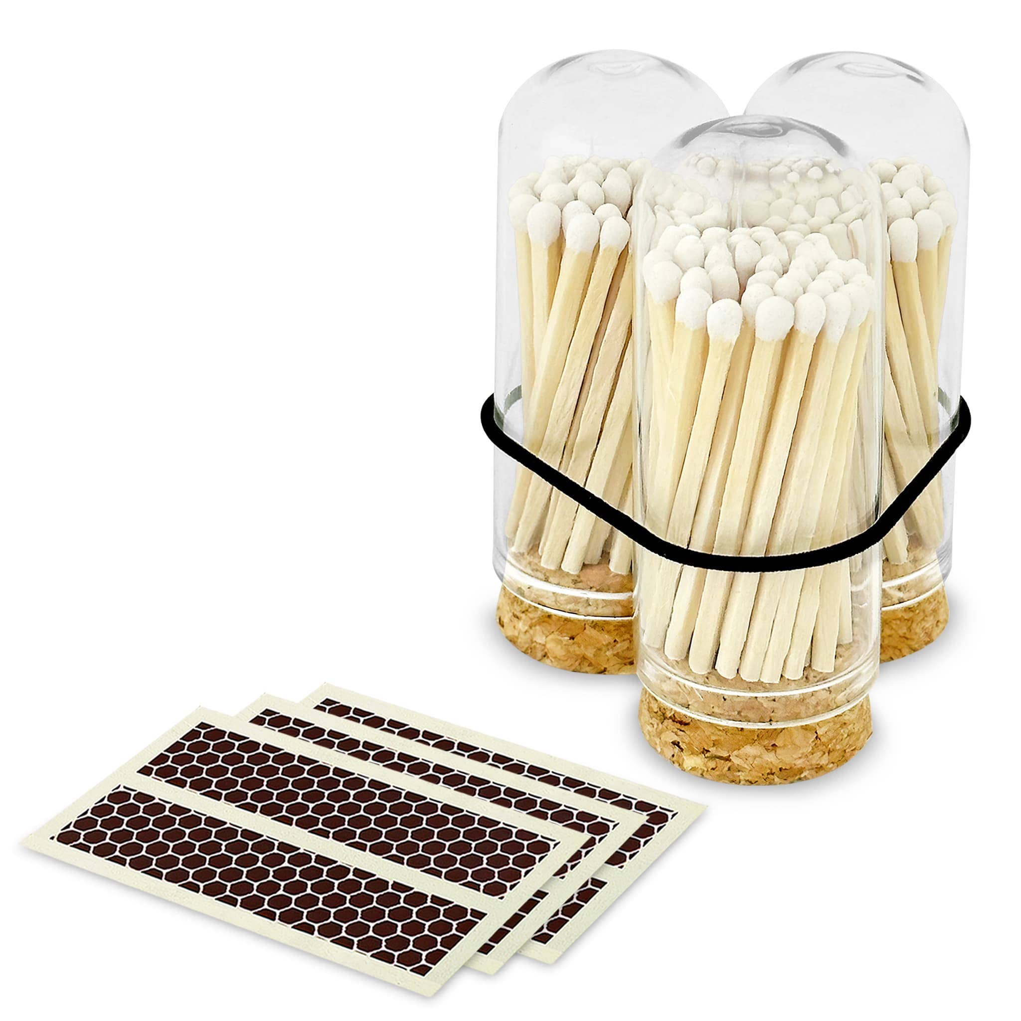 Thankful Greetings – wholesale Tändsticka – 2" Matches + Mini Cloche - Färger efter eget val + Strikers10