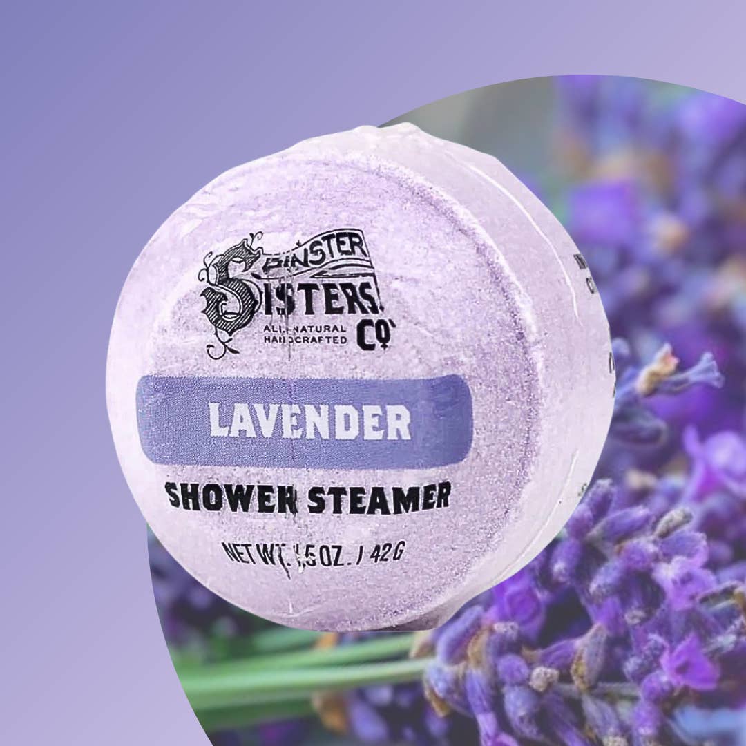 Spinster Sisters Co. / Old Salt Grooming Supply - Wholesale Shower Steamer/Bomb - Lavender Essential Oil Shower Steamer: Calming Aromatherapy