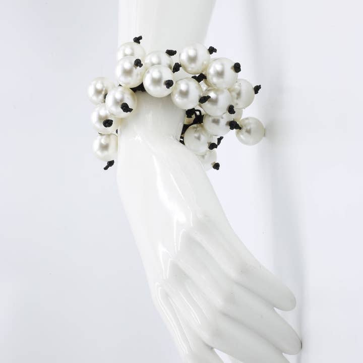 Jianhui London - Wholesale Armband met kralen - Faux Pearl Berry armband