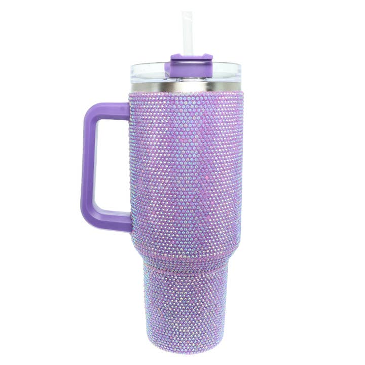 SP Sophia Collection - Wholesale Insulated Mug/Tumbler - 40 oz (1200ML) Stainless Steel Rhinestone Tumbler 8