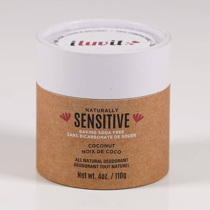 Naturally Sensitive (Coconut Scent) for wholesale by I luv It Natural Deodorant