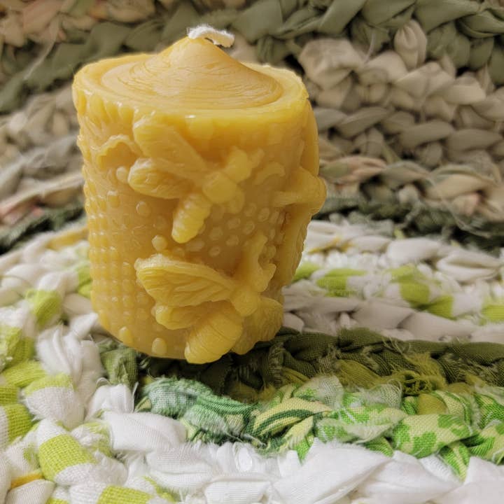 Little Bees and Lace | Beeswax Candle for wholesale by Farm and Hive