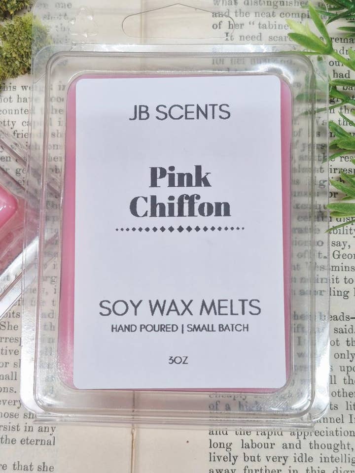 Pink Chiffon Wax Melts for wholesale by Just Bummin