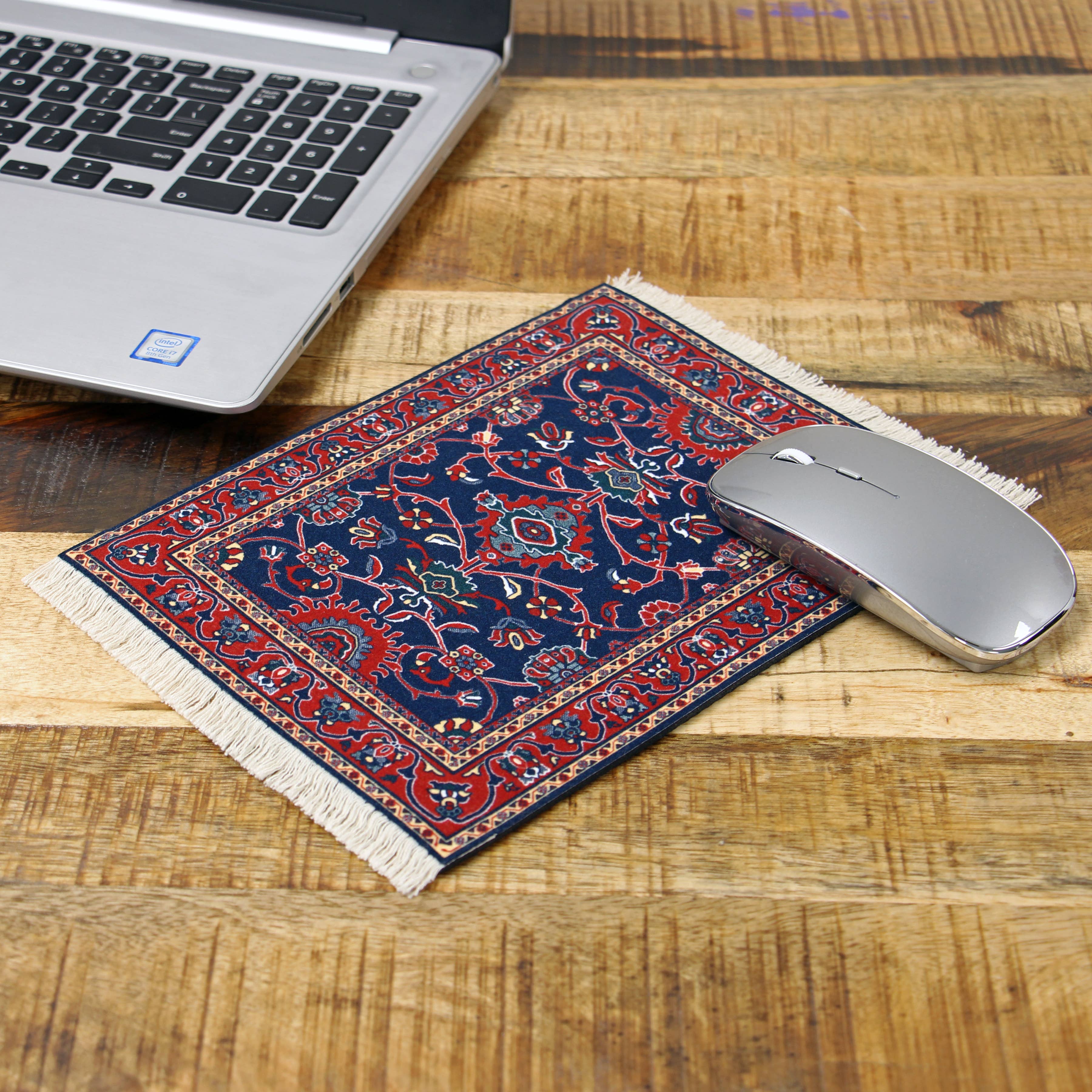 Mouse Rug - Wholesale Mousepad/Trackpad - Deep Blue Bergamo MouseRug1